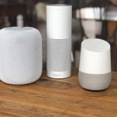 Apple Homepod, Google Home, Amazon Echo