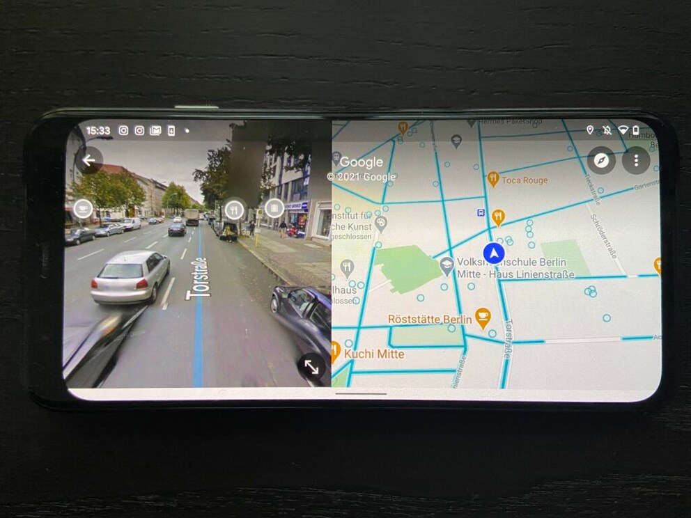 Google Maps ahora con funcionalidad de pantalla dividida para navegación
