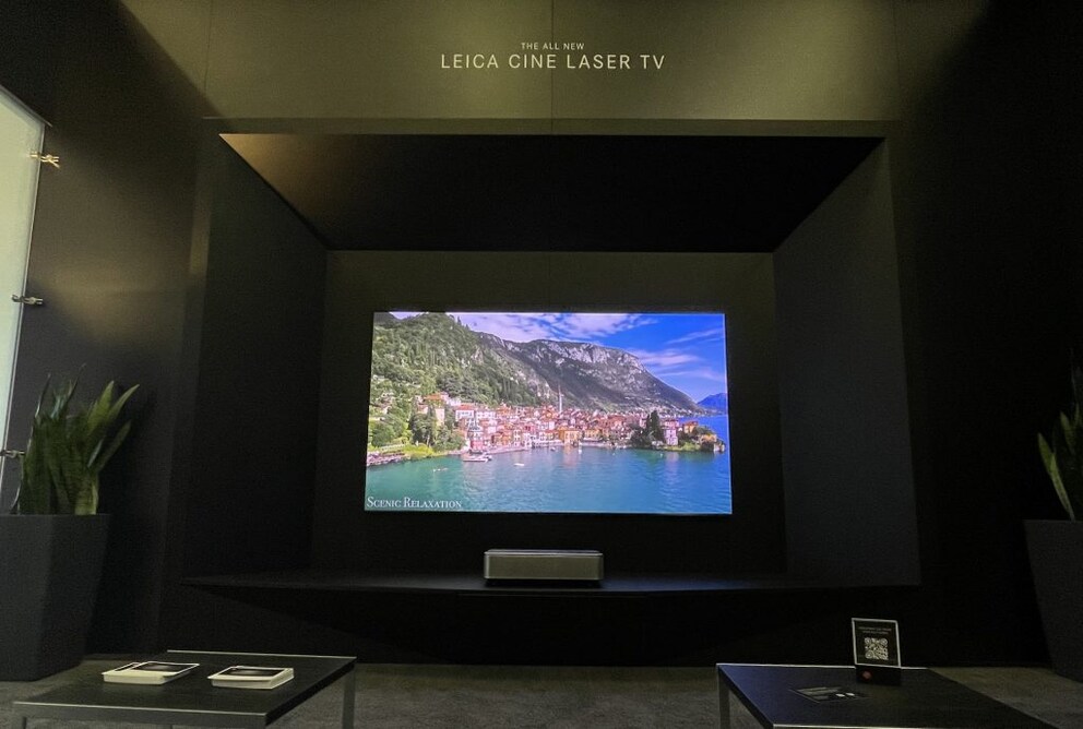 Leica Cine 1 at IFA 2022 Laser TV 100 inches
