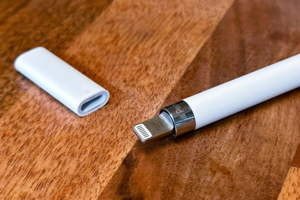 Apple Pencil with adapter